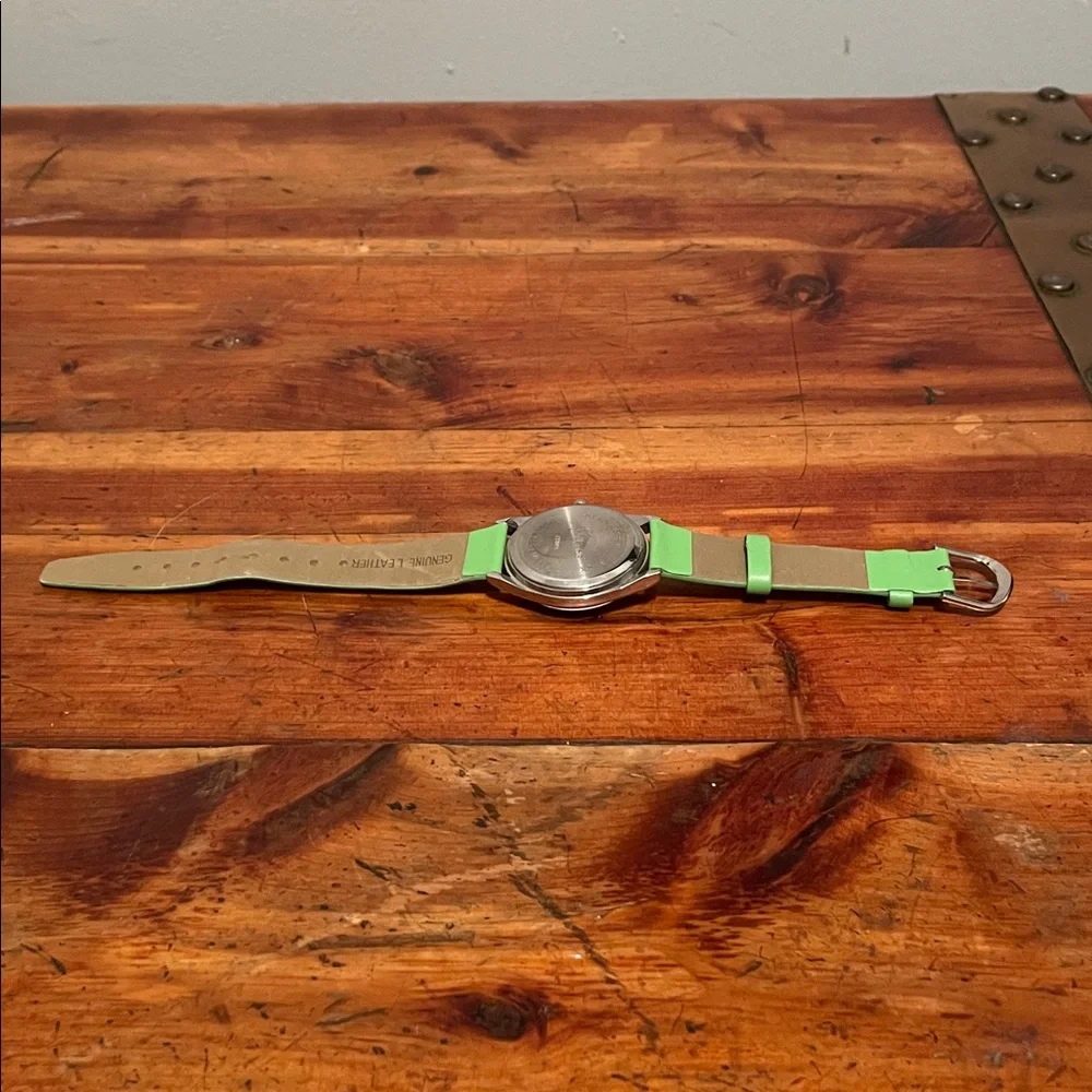 Green Strap Elephant Watch